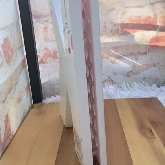 ⬇️ 2/$25 Shabby Chic Lattice Double Stacked K Initial Shelf Desk Wall Decor - Picture 2 of 3